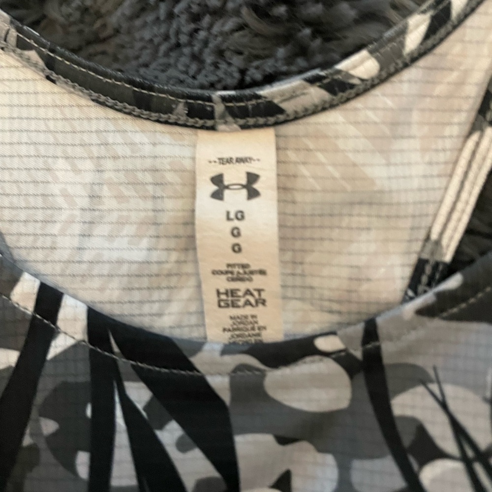Under Armour Black and Gray Tank Top